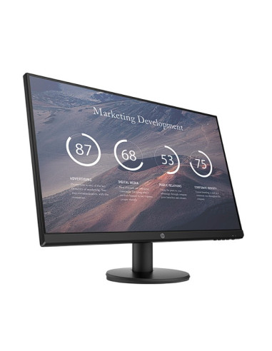 9TT20AA#ABB,HP P27v G4 27inch IPS Monitor FHD 1920x1080 16:9 300cd/m2 1000:1 5ms GtG 1xHDMI1.4 1xVGA Black 3Y War. (EN), "9TT20A