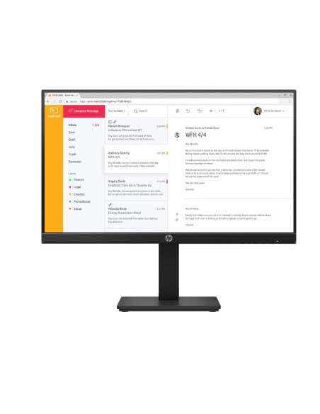7VH44AA#ABB,HP P24h G4 FHD Height Adjust Monitor 23.8inch Anti-Glare IPS Black 16:9 1920 x 1080 60 Hz 5ms 178 / 178 250 nits 100