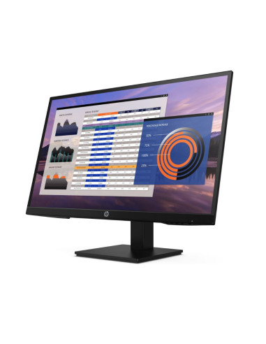 7VH95AA#ABB,Monitor HP P27h G4 FHD Height Adjust Monitor 27inch Anti-Glare IPS, Negru