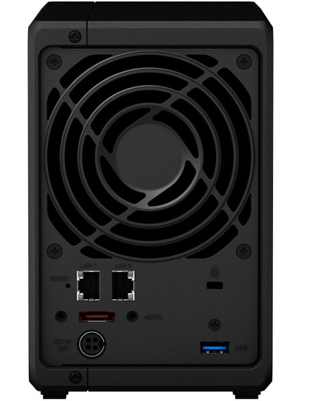 NAS SYNOLOGY, tower, HDD x 2, capacitate maxima 108 TB, memorie