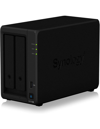 NAS SYNOLOGY, tower, HDD x 2, capacitate maxima 108 TB, memorie