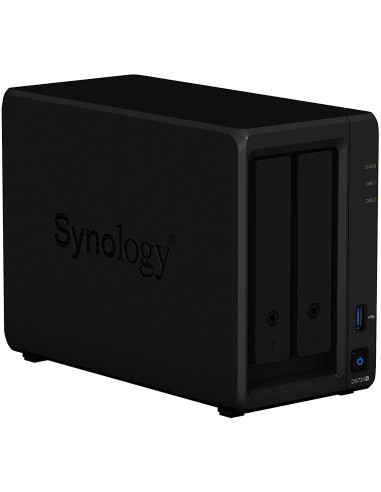 NAS SYNOLOGY, tower, HDD x 2, capacitate maxima 108 TB, memorie