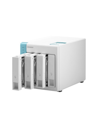 NAS QNAP 431K 4BAY 1.7GHZ TIADV 1PC 1YR, "TS-431K-A" (include