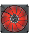 VENTILATOR Corsair, pt carcasa PC, 140 mm, 1600 rpm, LED rosu