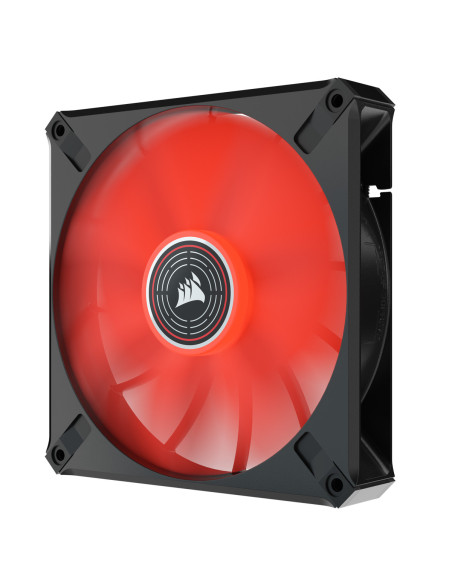VENTILATOR Corsair, pt carcasa PC, 140 mm, 1600 rpm, LED rosu