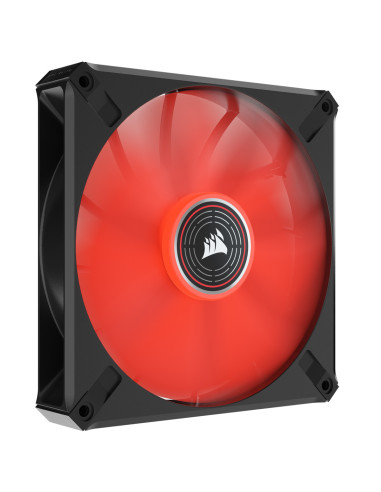 VENTILATOR Corsair, pt carcasa PC, 140 mm, 1600 rpm, LED rosu