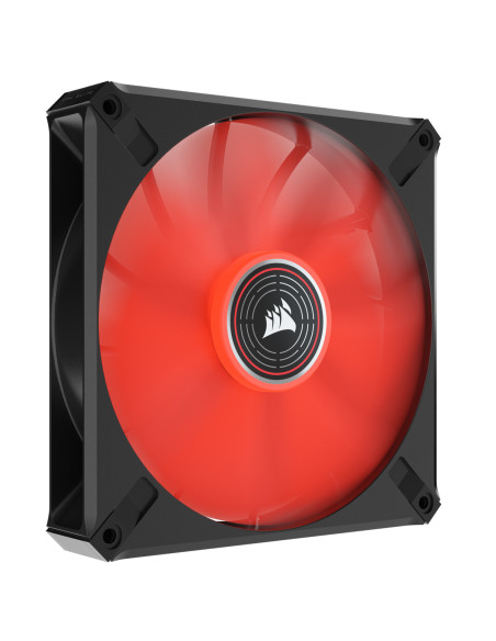 VENTILATOR Corsair, pt carcasa PC, 140 mm, 1600 rpm, LED rosu