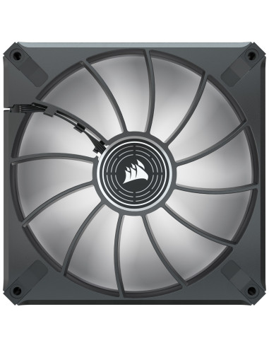 VENTILATOR Corsair, pt carcasa PC, 140 mm, 1600 rpm, LED alb, 1