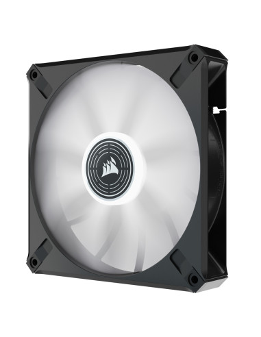 VENTILATOR Corsair, pt carcasa PC, 140 mm, 1600 rpm, LED alb, 1