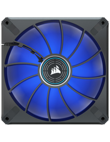 VENTILATOR Corsair, pt carcasa PC, 140 mm, 1600 rpm, LED