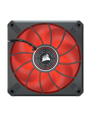 VENTILATOR CORSAIR, "ML120 LED ELITE Red Premium", pt carcasa