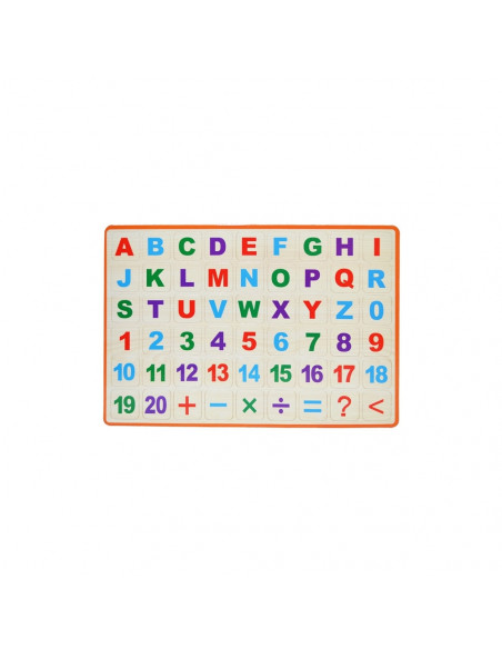 Tablita magnetica, 46,5 cm, alb-negru si accesorii,LSC41-9