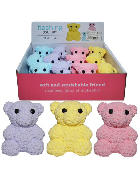 Figurina cauciuc, cu led, Ursulet,IT201902 Figurina cauciuc, cu led, Ursulet,IT201902