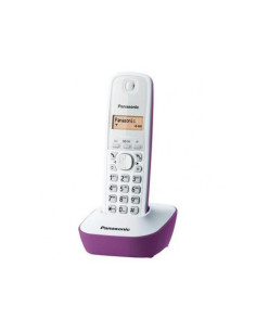 Telefon DECT alb/violet, KX-TG1611FXF, Panasonic