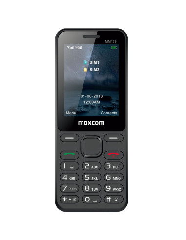 Telefon cu butoane, MAXCOM, MM139, ecran 2.4 inch, dual sim