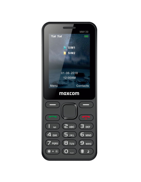 Telefon cu butoane, MAXCOM, MM139, ecran 2.4 inch, dual sim