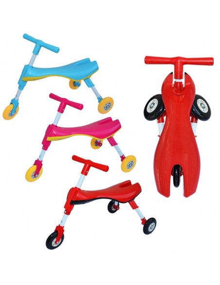 Tricicleta pliabila, metal si PVC, Diverse culori,2008