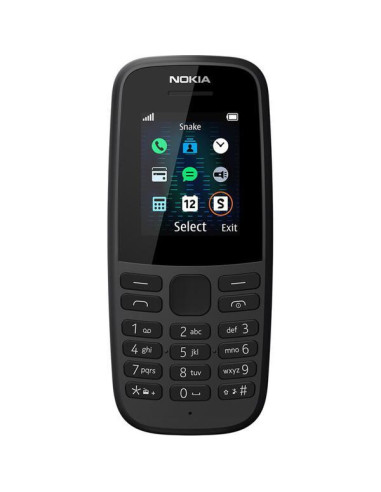 Nokia 105 2019(GSM) 1.77" 4MB 4MB SS BK, "NK1052019SSBK"