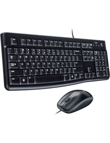 KIT wired LOGITECH USB, tastatura + mouse optic 1000dpi, 3 KIT wired LOGITECH USB, tastatura + mouse optic 1000dpi, 3