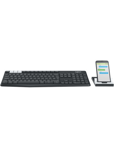 TASTATURA LOGITECH wireless &amp bluetooth, gri, "K375s"