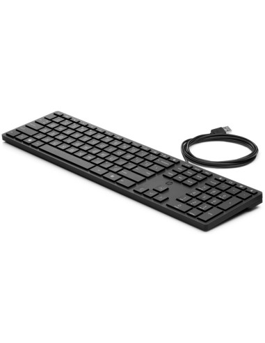 9SR37AA,TASTATURA HP, "320K", cu fir, 104 taste format standard (104-108 taste), USB, negru, "9SR37AA" (include TV 0.8lei)