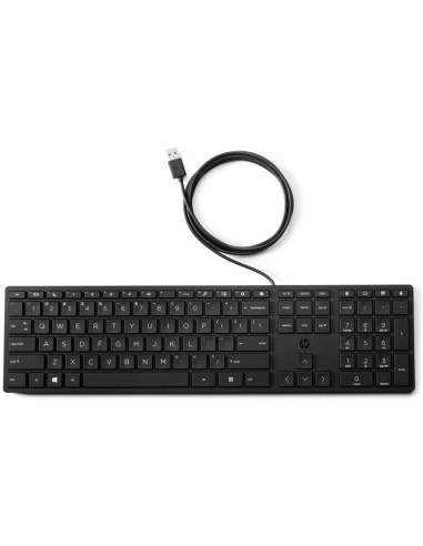 9SR37AA,TASTATURA HP, "320K", cu fir, 104 taste format standard (104-108 taste), USB, negru, "9SR37AA" (include TV 0.8lei)
