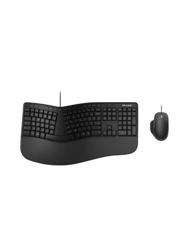 MS Ergonomic Desktop Win32 USB Port Eng Intl Romania Hdwr Black