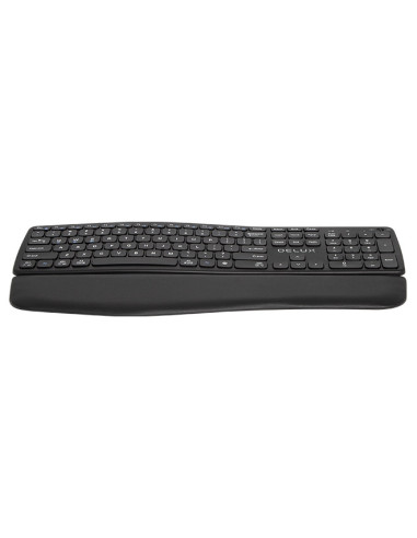 TASTATURA DELUX, wireless, 2.4GHz + BT 2 canale, 106 taste