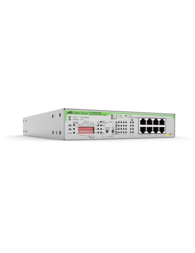 SWITCH. PoE Allied Telesis, port Gigabit x 8, rackabil, carcasa