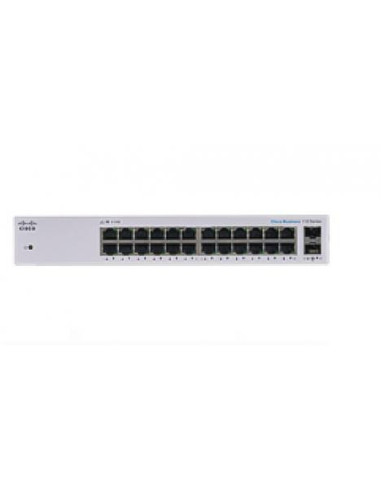 SWITCH CISCO, Gigabit x 24, SFP x 2, rackabil, "CBS110-24T-EU"