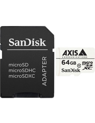 MEMORY MICRO SDXC 64GB SURV./W/ADAPTER 5801-951 AXIS,5801-951
