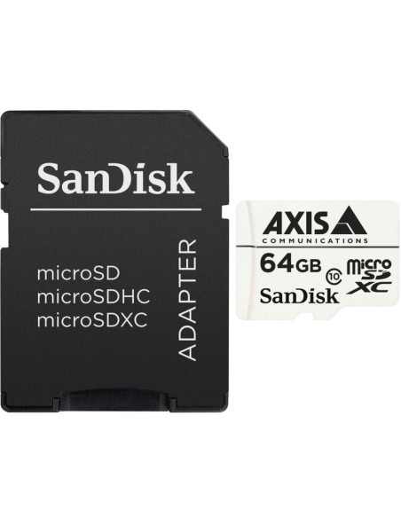 MEMORY MICRO SDXC 64GB SURV./W/ADAPTER 5801-951 AXIS,5801-951