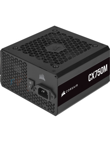 SURSA CORSAIR, 750 W, "CX750M" semi-modulara, ATX 12V V2.4, fan