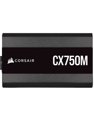 SURSA CORSAIR, 750 W, "CX750M" semi-modulara, ATX 12V V2.4, fan