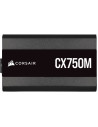 SURSA CORSAIR, 750 W, "CX750M" semi-modulara, ATX 12V V2.4, fan