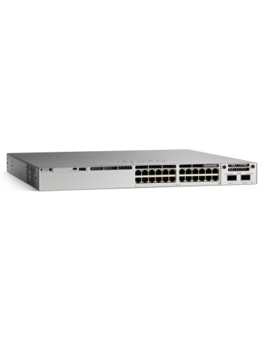 SWITCH. PoE CISCO, "Catalyst 9300"port Gigabit x 24, managed