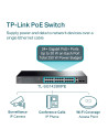 SWITCH POE TP-LINK 28 porturi Gigabit Easy Smart, 24 x POE+