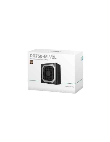 SURSA DeepCool 750W (real), modulara, fan 120mm PWM, 80 Plus