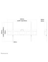 Neomounts Screen TV Wall Mount FixMedia 37"-75"