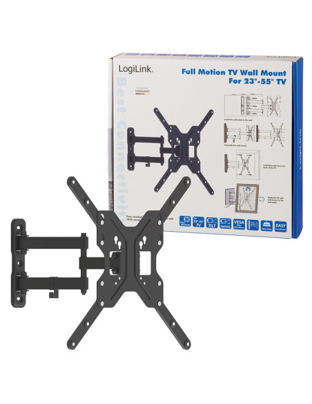 SUPORT de perete LOGILINK, pt 1 TV/monitor, diag. max 55 inch