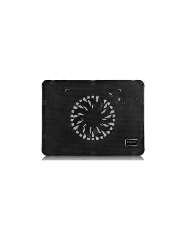 STAND DEEPCOOL notebook 15.6", sita metal, fan 14cm, blue LED