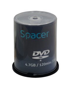 DVD-R SPACER 4.7GB, 120min, viteza 16x, 100 buc, spindle 2