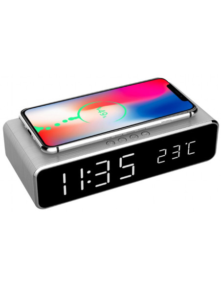 CEAS digital + ALIMENTATOR wireless GEMBIRD, display LCD
