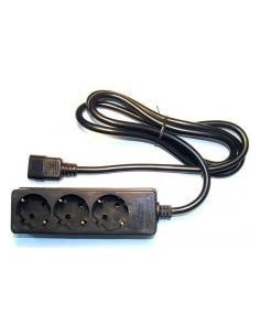 Output cable IEC -Shuko 10A, intrare IEC-C14, 3 iesiri Schuko