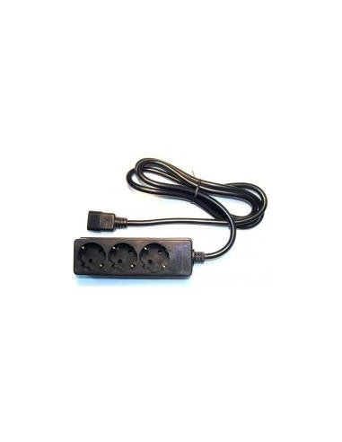 Output cable IEC -Shuko 10A, intrare IEC-C14, 3 iesiri Schuko