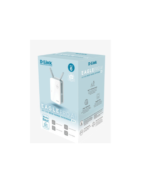 RANGE EXTENDER D-LINK wireless AX1500Mbps, 1 port Gigabit, 2