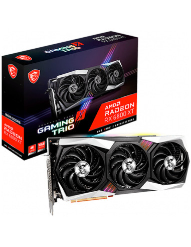 PLACA VIDEO MSI "Radeon RX 6900 XT GAMING X TRIO 16G", 16 GB