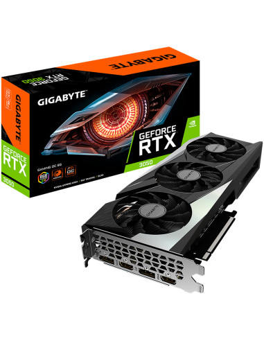 PLACA VIDEO GIGABYTE "GeForce RTX 3050 GAMING OC", 8 GB GDDR6