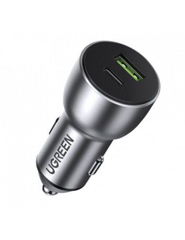 INCARCATOR auto Ugreen, "CD213" 1 x USB Output 5V/3A si 1 x USB