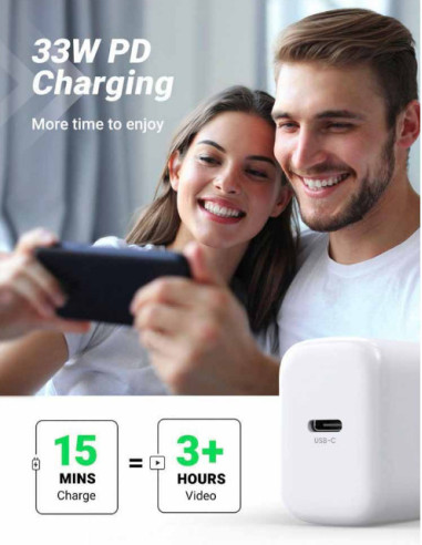 INCARCATOR retea Ugreen, "CD272" PD 3.0 33W, USB Type-C 5V/3A